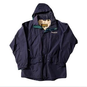 TIMBERLAND Weathergear Men’s Navy Blue Hoodie Jacket Size L